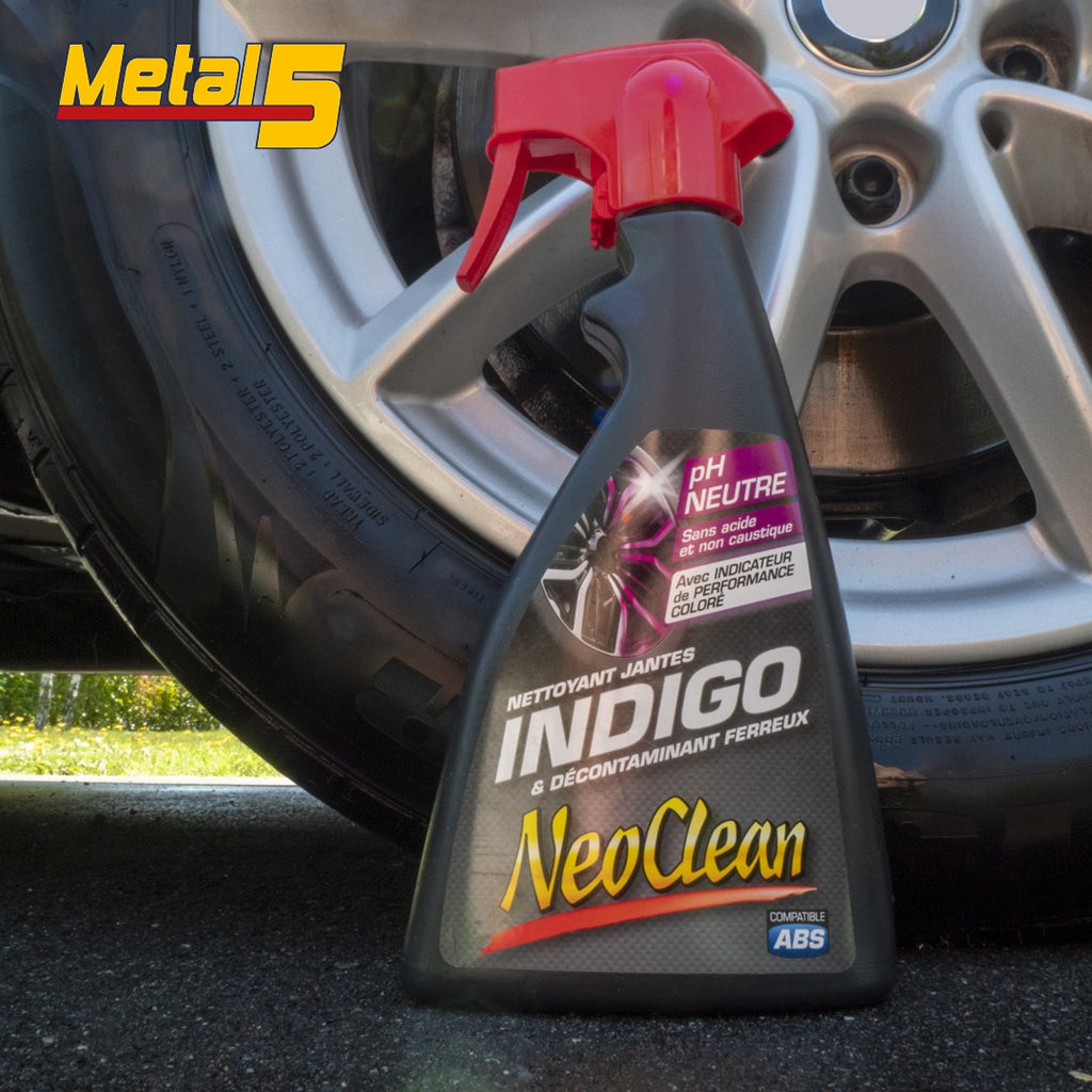 Nettoyant Jantes INDIGO & Décontaminant Ferreux  NEO CLEAN  500 ml