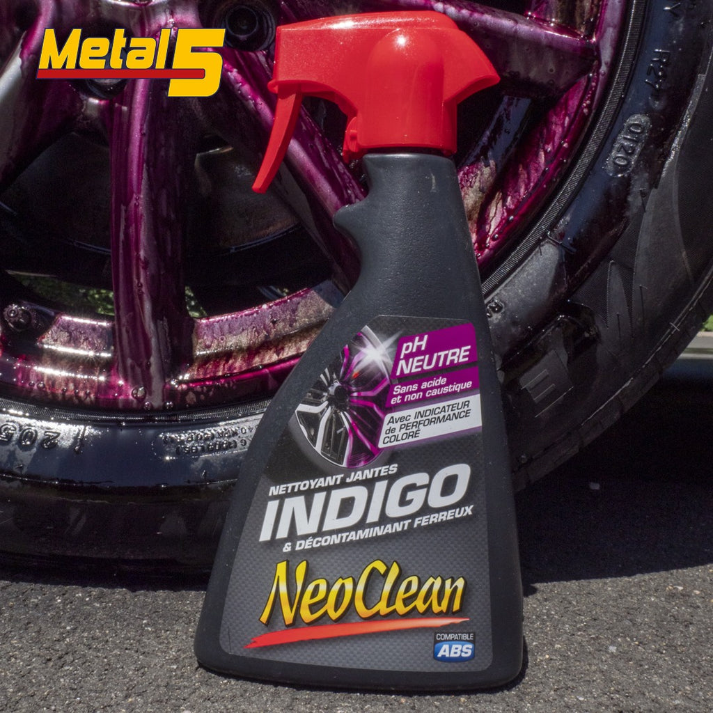 Nettoyant Jantes INDIGO & Décontaminant Ferreux  NEO CLEAN  500 ml
