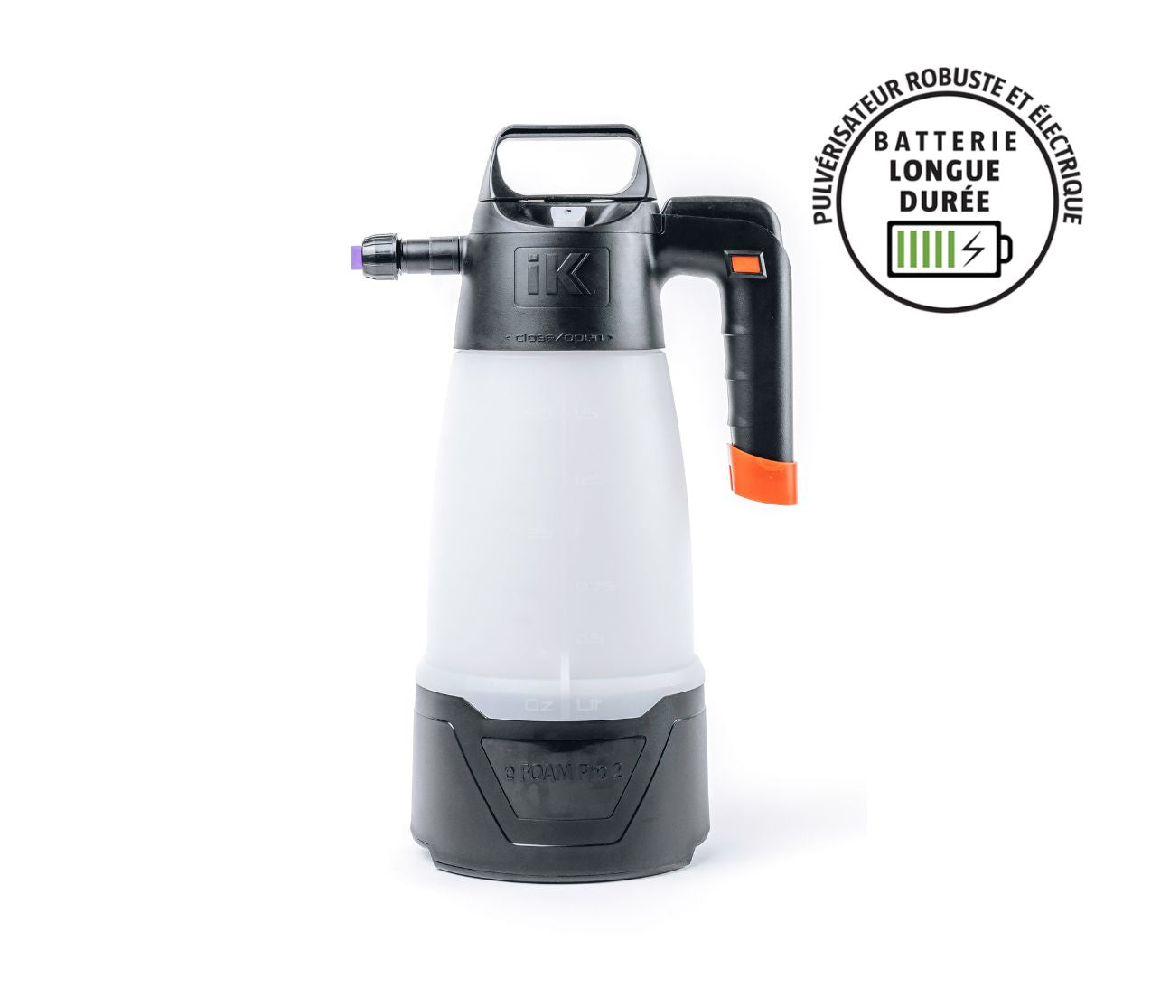IK e FOAM Pro 2 – Pulvérisateur à mousse électrique professionnel