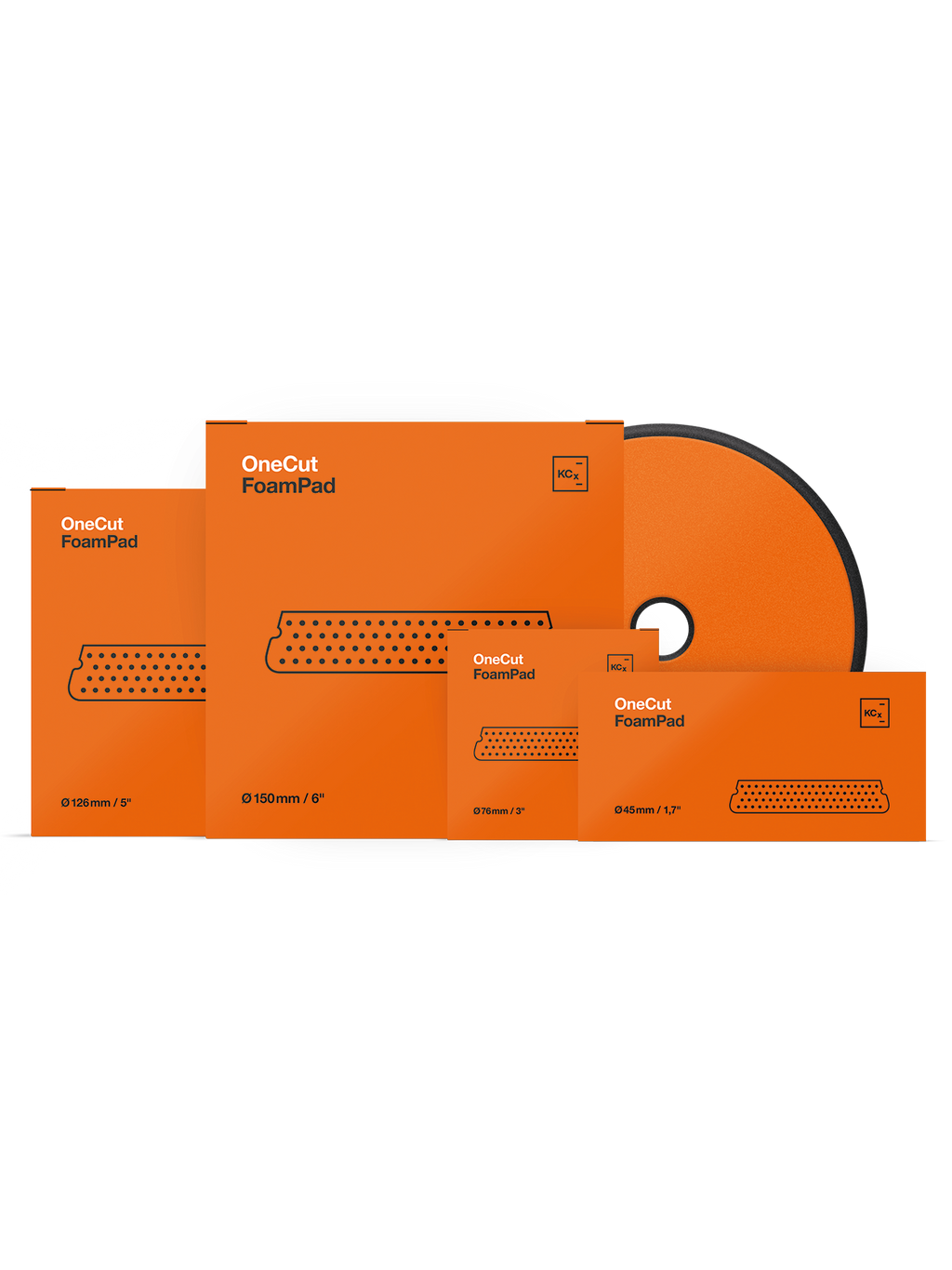 ONE CUT FOAM PAD - Tampon de polissage abrasif intermédiaire one step &nbsp;