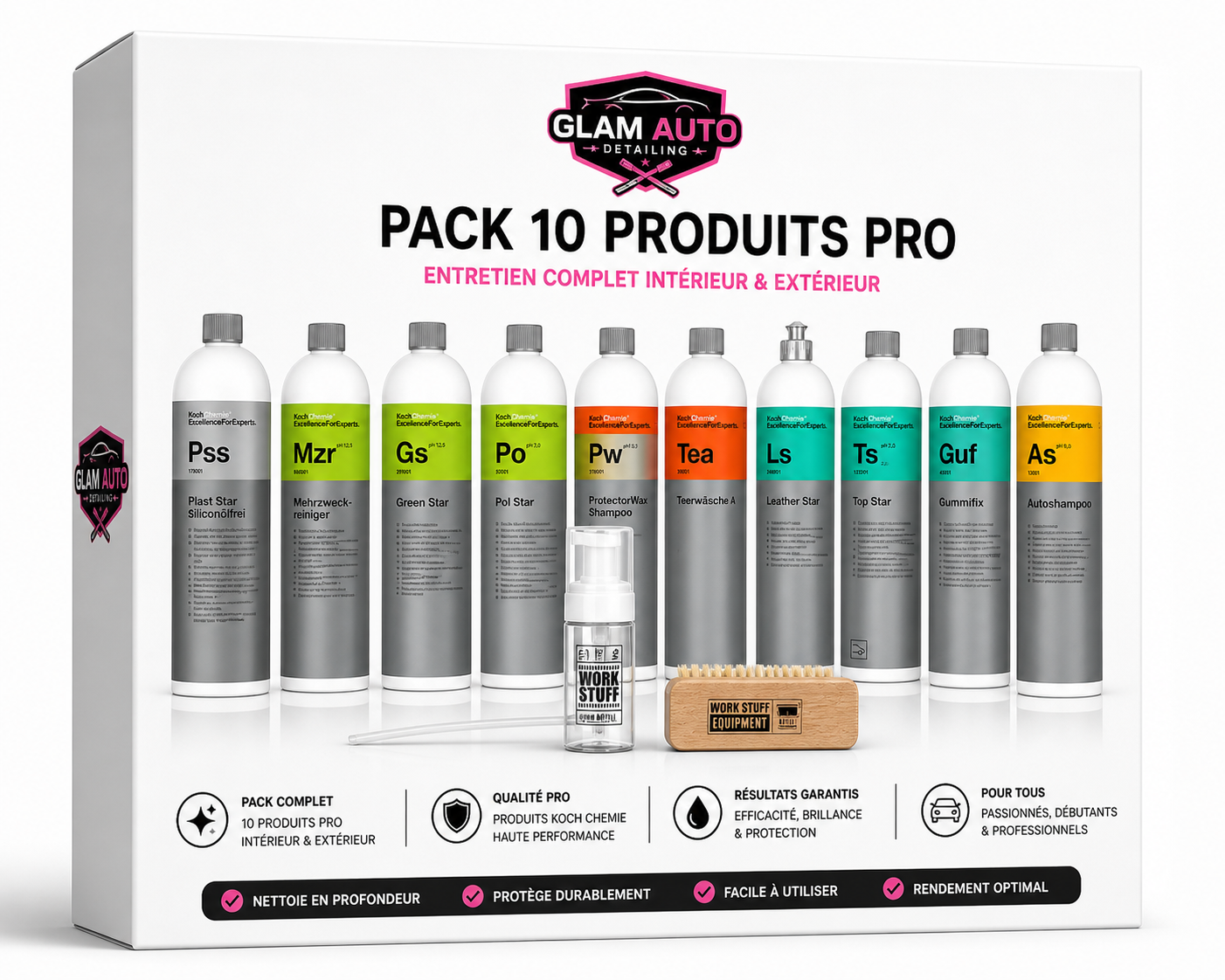 Pack Ultime 10 produits Koch Chemie + 3 accessoires offerts