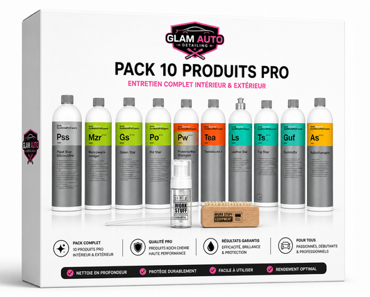 Pack Detailing complet Koch Chemie 10 produits + 3 accessoires offerts