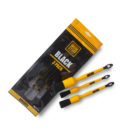 DETAILING BRUSH BLACK x3
