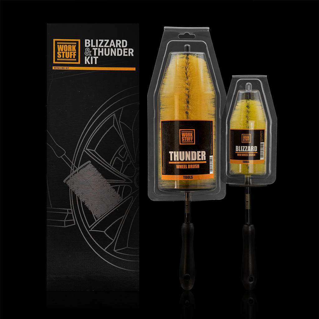 BLIZZARD & THUNDER Kit - Brosses coniques jantes (36 cm & 45 cm)