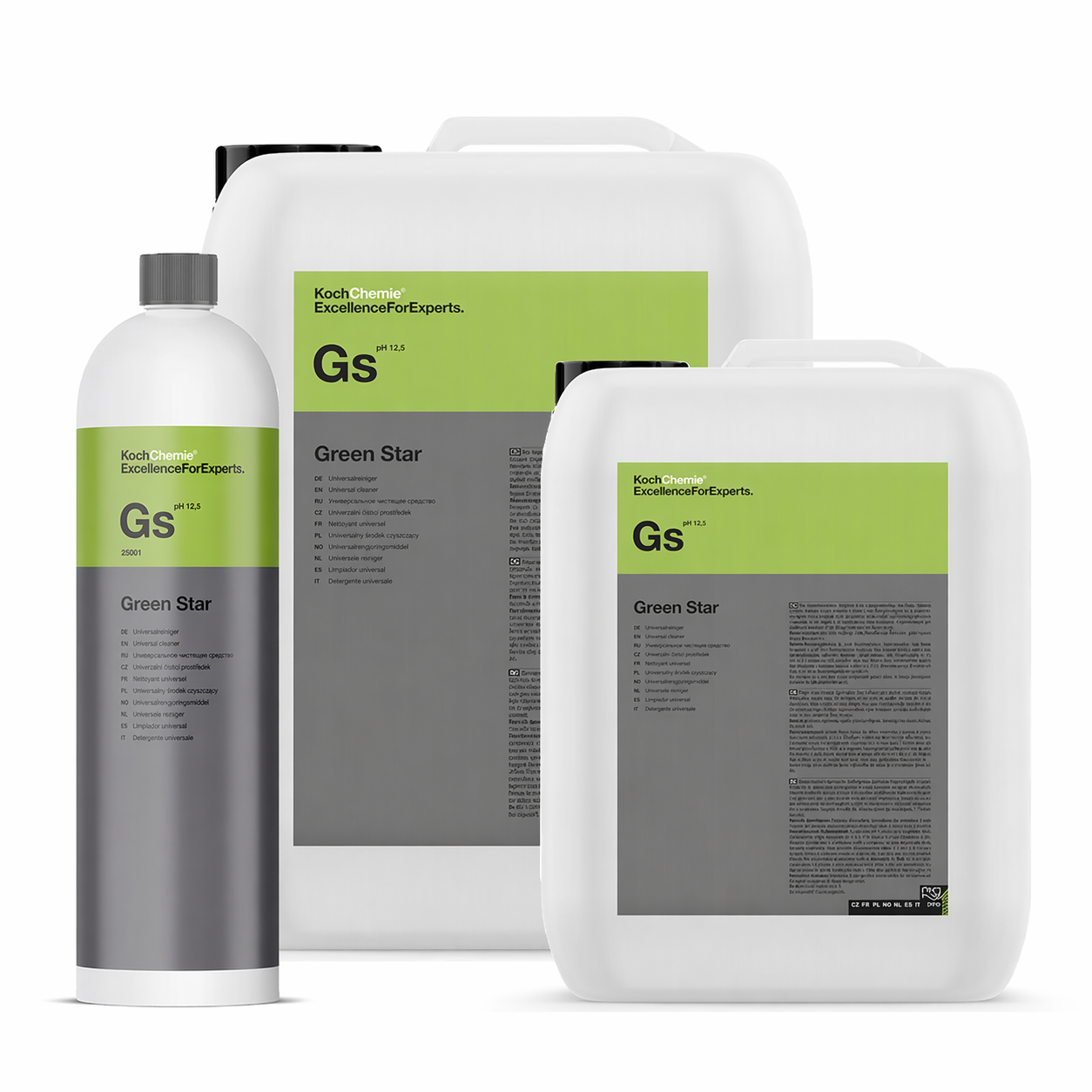GREEN STAR ( Gs)  - Nettoyant universel alcalin puissant 11Kg