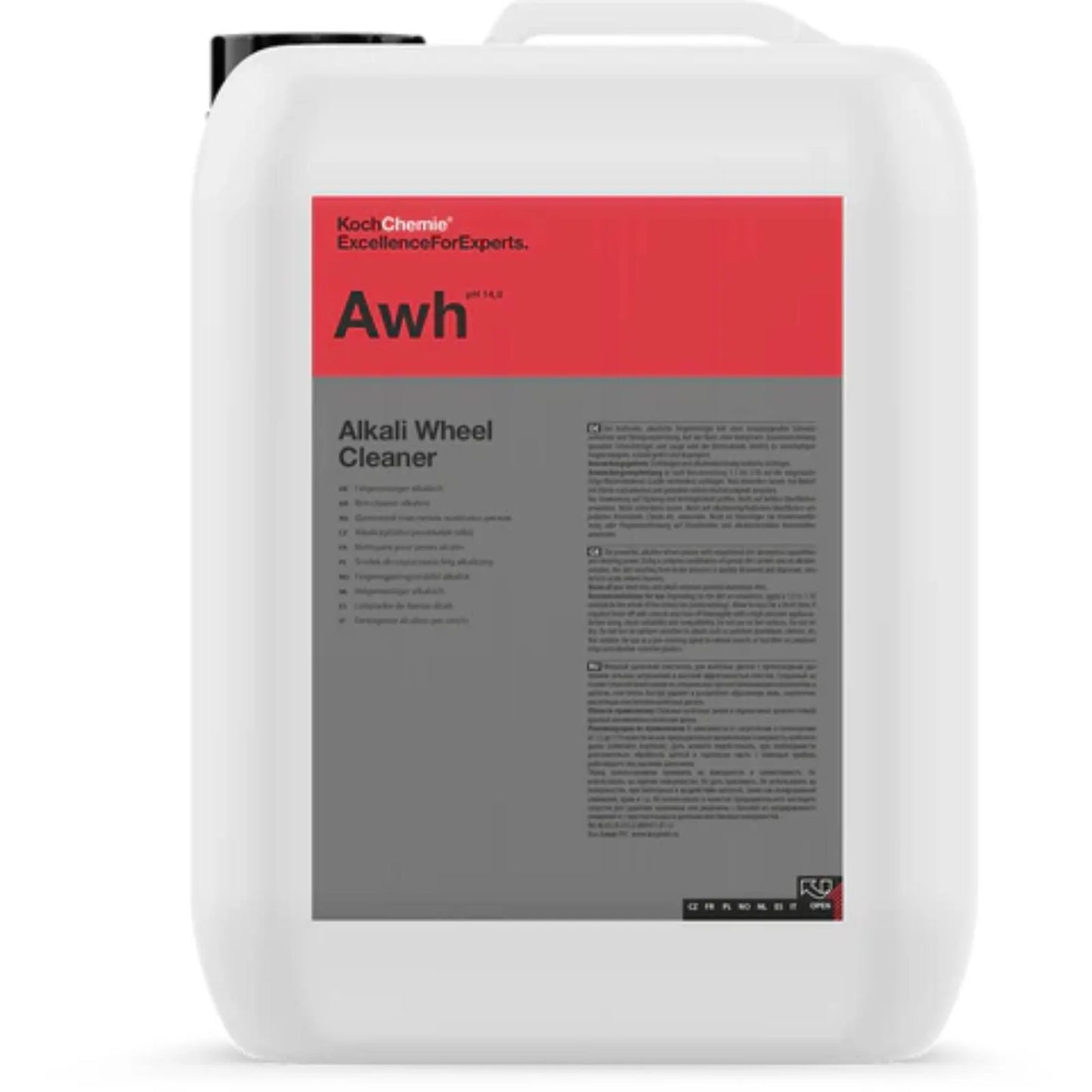 AWH - ALKALI WHEEL CLEANER - Nettoyant Jantes Alcalin Haute Performance KOCH CHEMIE 5L