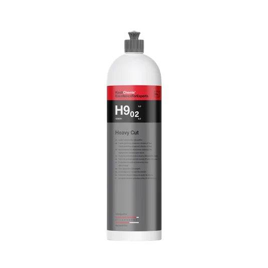 Flacon de polish Glam auto Detailing Koch Chemie Heavy Cut H9.02 pour la correction intense des vernis automobiles