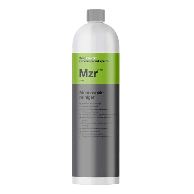 Flacon de nettoyant universel concentré Koch Chemie MZR vendu par Glam auto Detailing pour l'entretien automobile