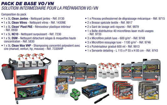 Pack de base VN/VO Néoclean