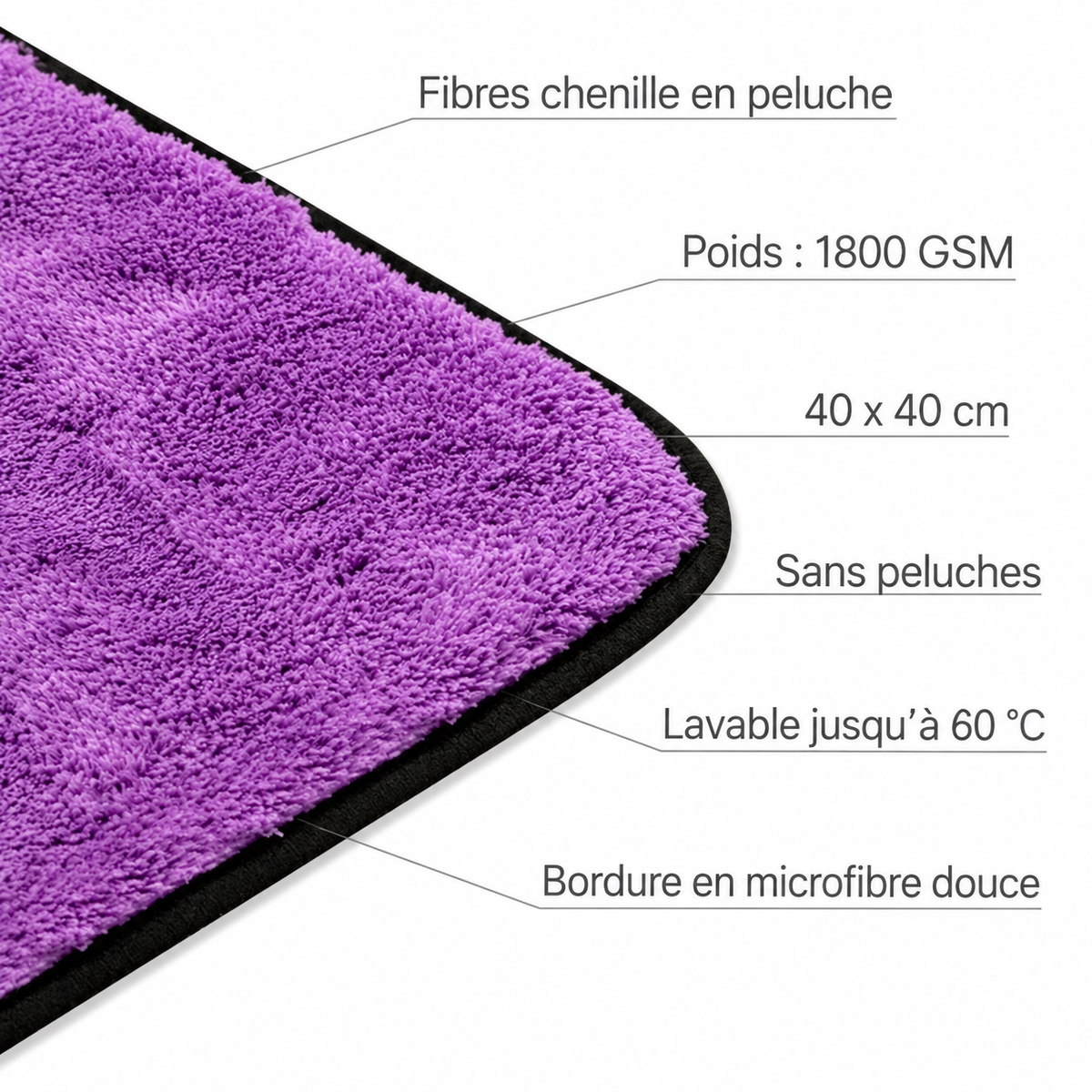Liquid Elements Purple Monster 1800 GSM – Microfibre 40 × 40 cm-thumbmail-2
