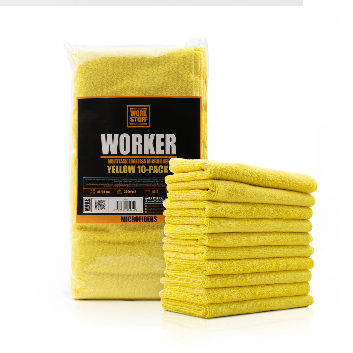 WORKER – Microfibre de detailing 320GSM 40 × 40 cm coupées au laser-thumbmail-11