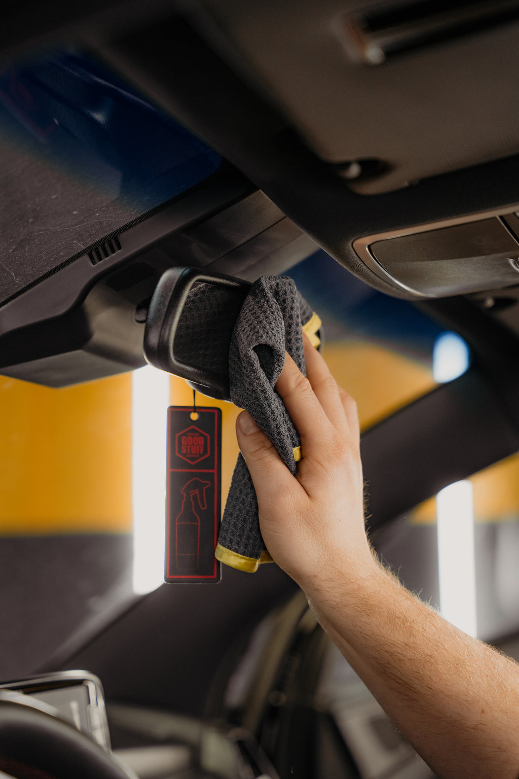 ZEPHYR WAFFLE TOWEL – Microfibres vitres gaufrées 35 × 35 cm (3 pièces)