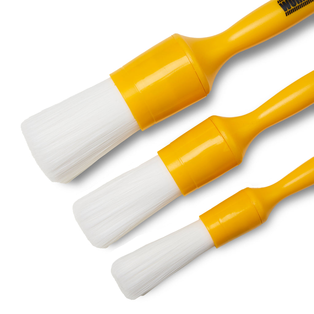 DETAILING BRUSH ALBINO- Pinceau detailing surfaces délicates lot de 3