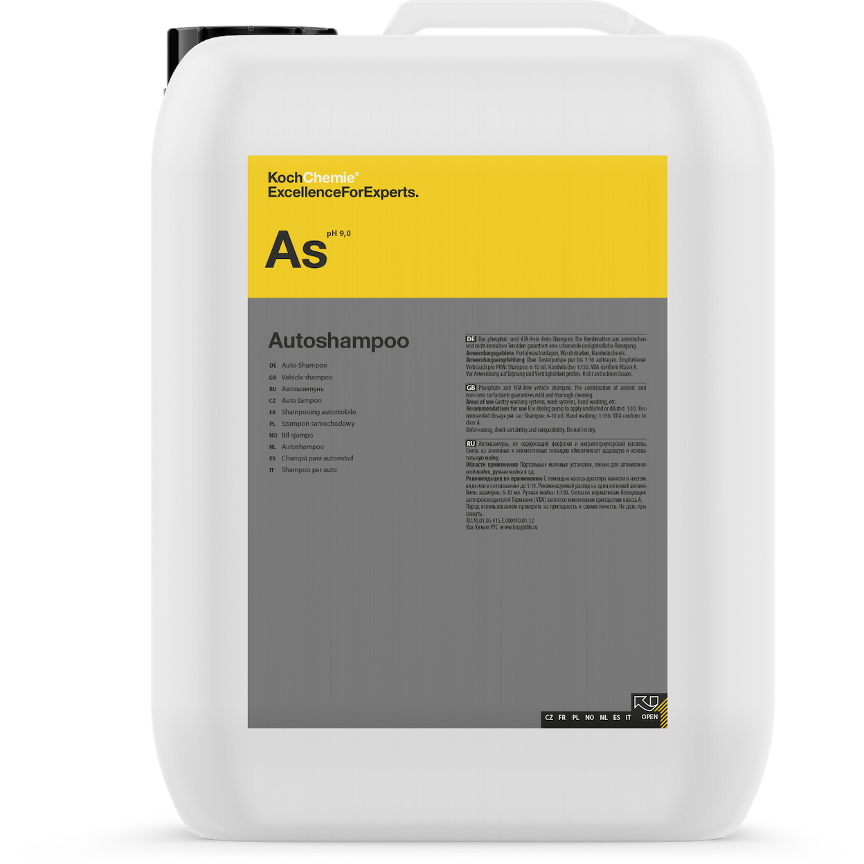 AUTO SHAMPOO (As) Shampoing auto carrosserie - Koch Chemie 1L
