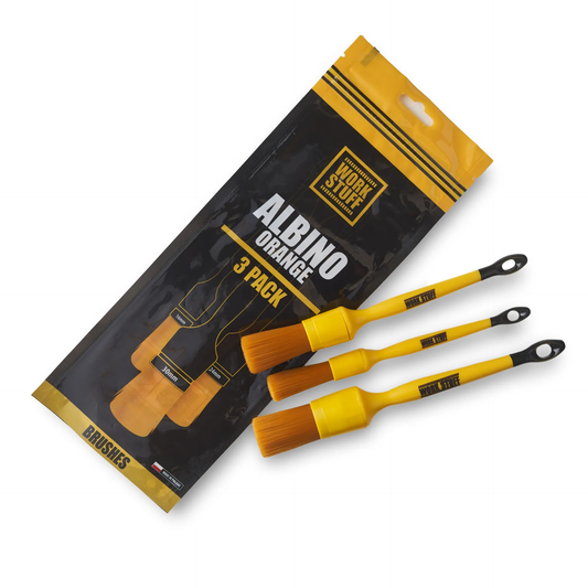 Detailing Brush Orange 3 Pack – Pinceaux Ultra Doux (16mm / 24mm / 30mm)