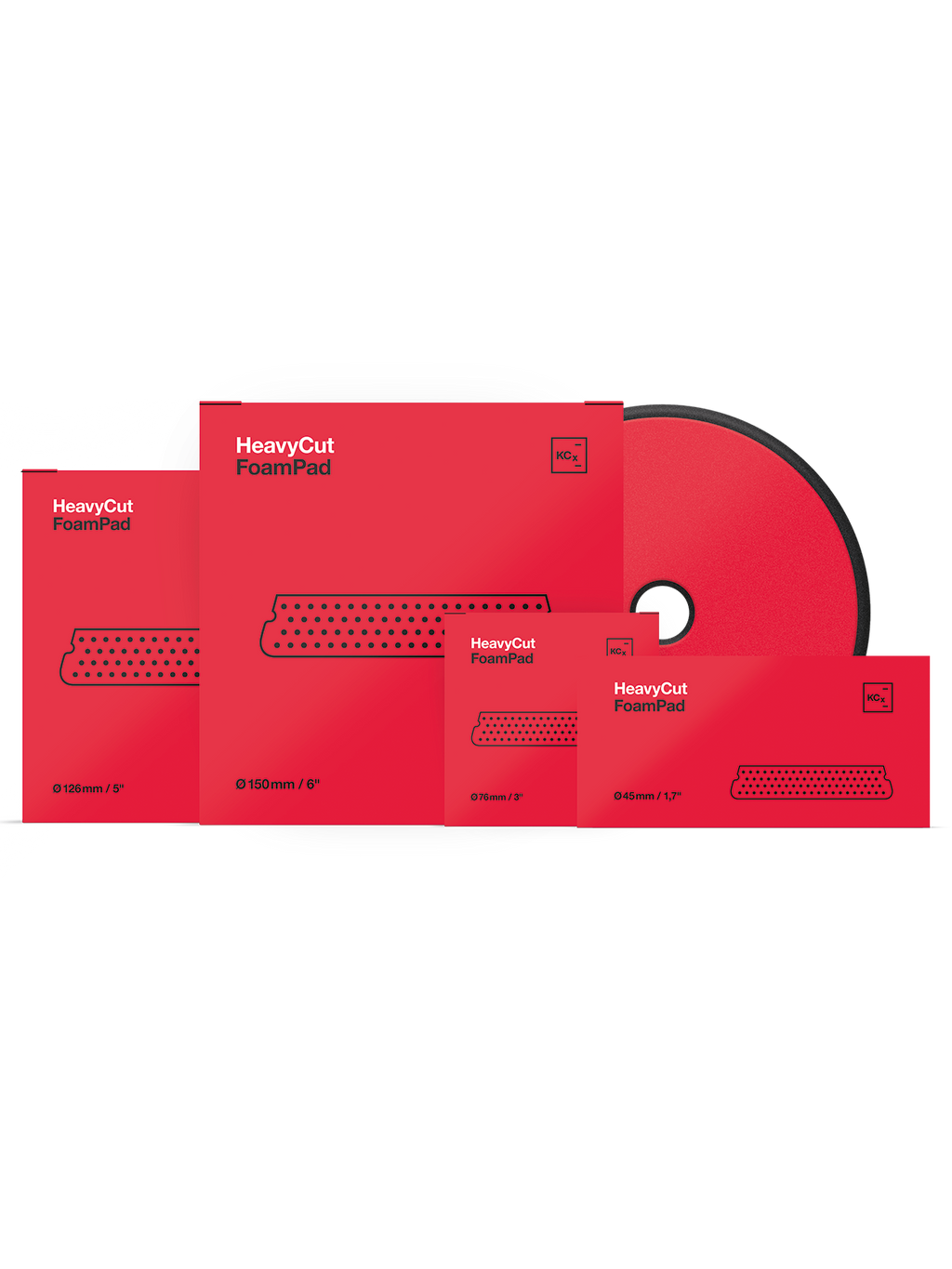 HEAVY CUT FOAM PAD - Tampon de polissage abrasif