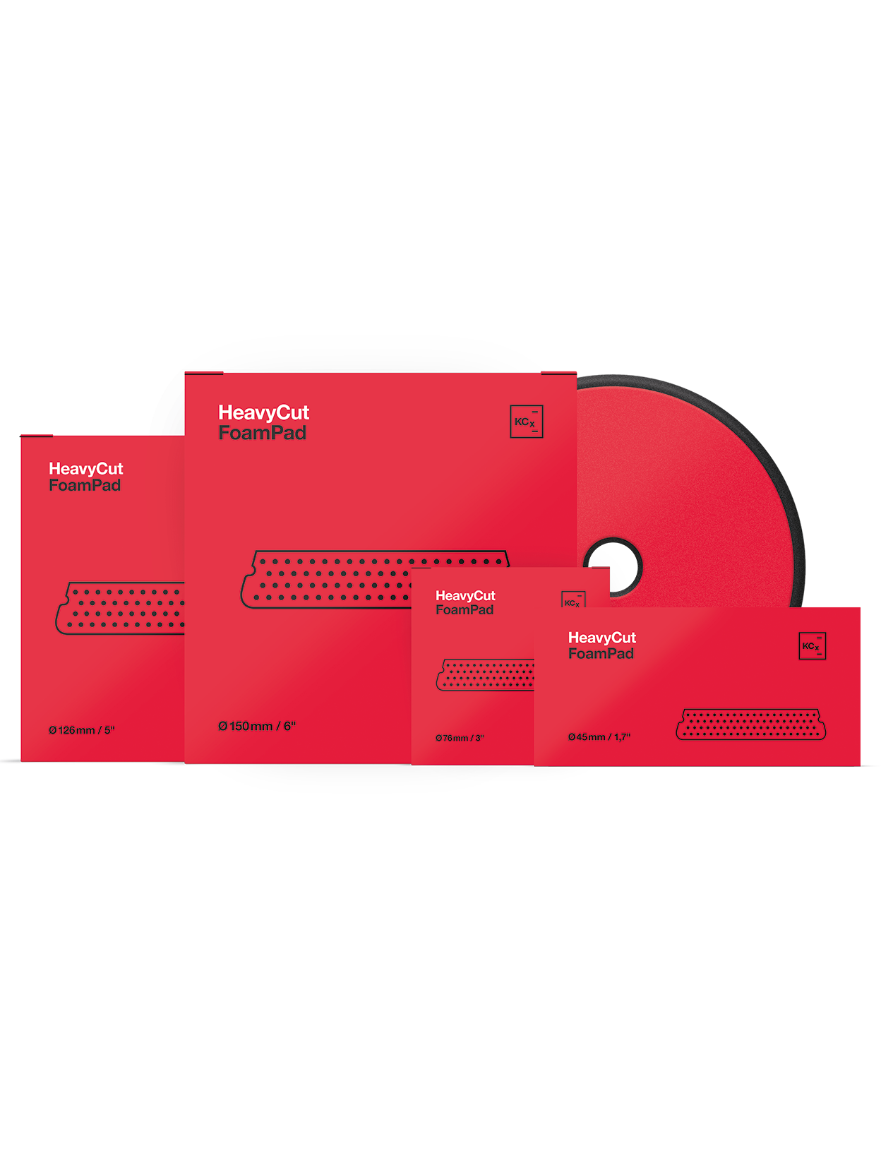 HEAVY CUT FOAM PAD - Tampon de polissage abrasif