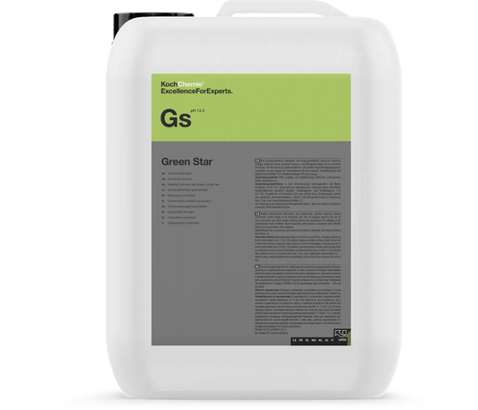 GREEN STAR ( Gs)  - Nettoyant universel alcalin puissant 11Kg