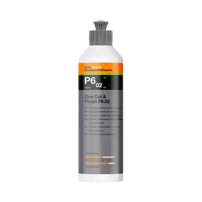 Pack polissage rapide One Step ( One Cut & Finish P6.02 250 ml + pad 126mm)-thumbmail-2