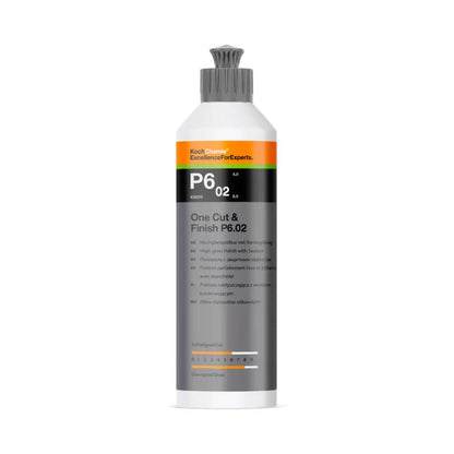 Pack polissage rapide One Step ( One Cut & Finish P6.02 250 ml + pad 126mm)